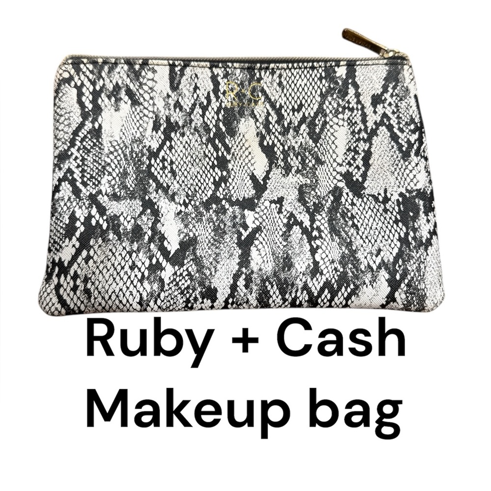 Ruby + Cash Rattlesnake Makeup Bag